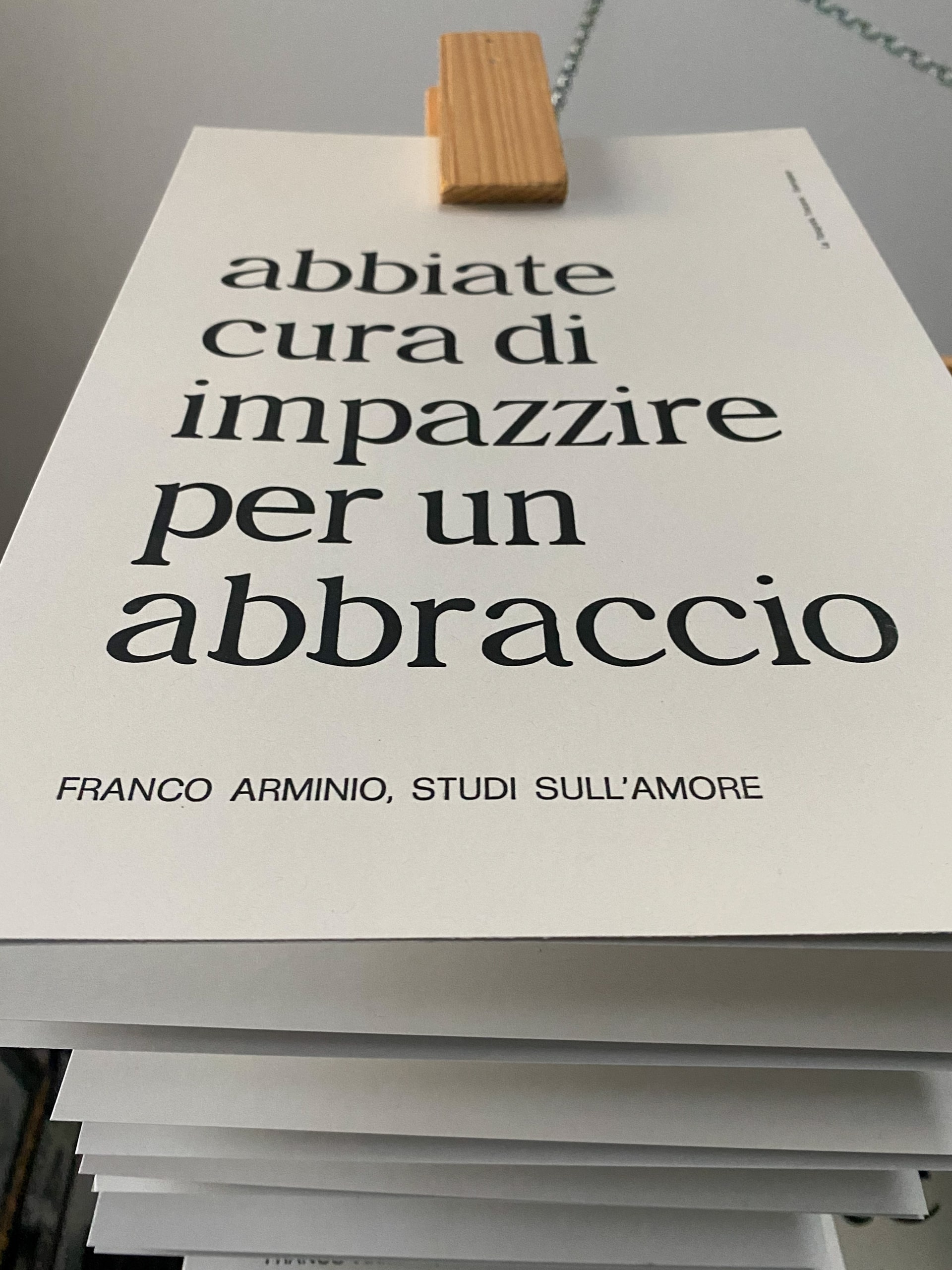 Franco Arminio presenta il suo libro: “Studi sull'amore