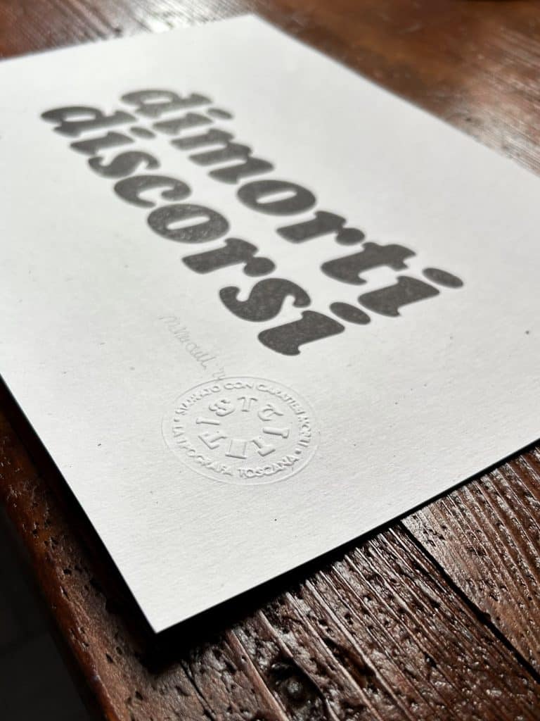 dimorti discorsi dialetto toscano stampa poster