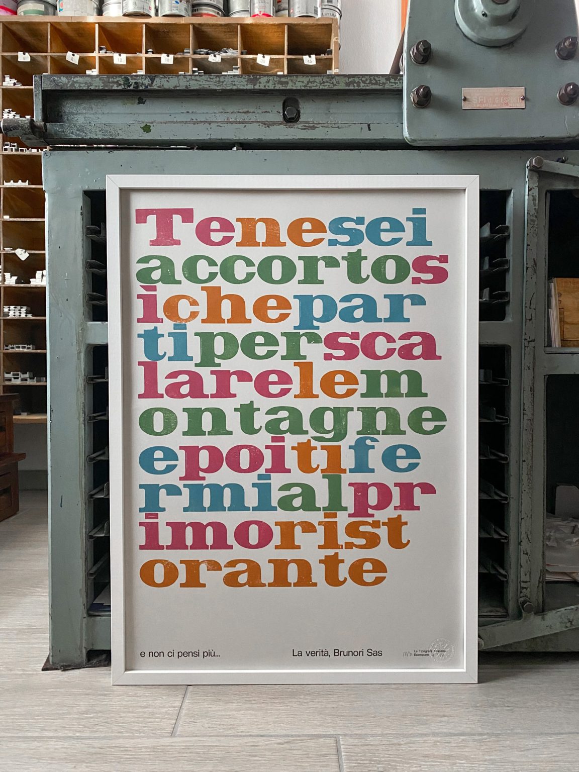 La Verità La Tipografa Toscana