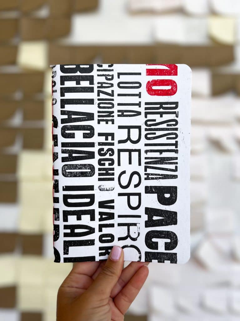 quaderno rilegato a mano la tipografa toscana