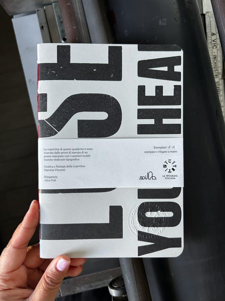 quaderni artigianali cuciti a mano formato a5 la tipografa tosacna