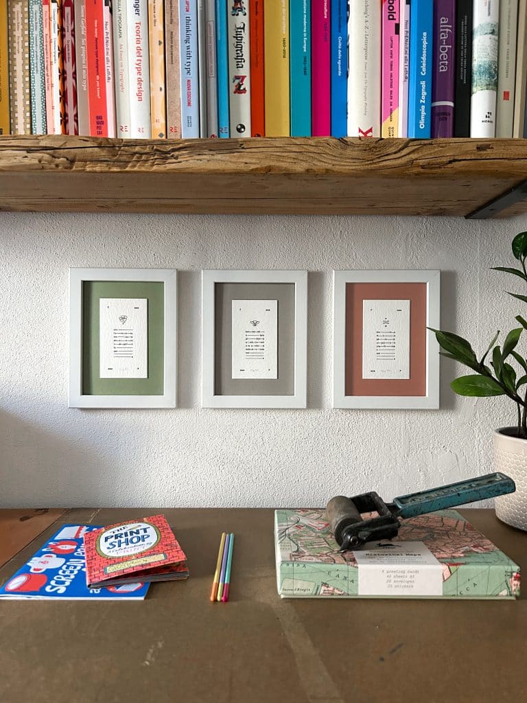 fernando pessoa - la tipografa toscana - stampa a caratteri mobili 13x18 cm