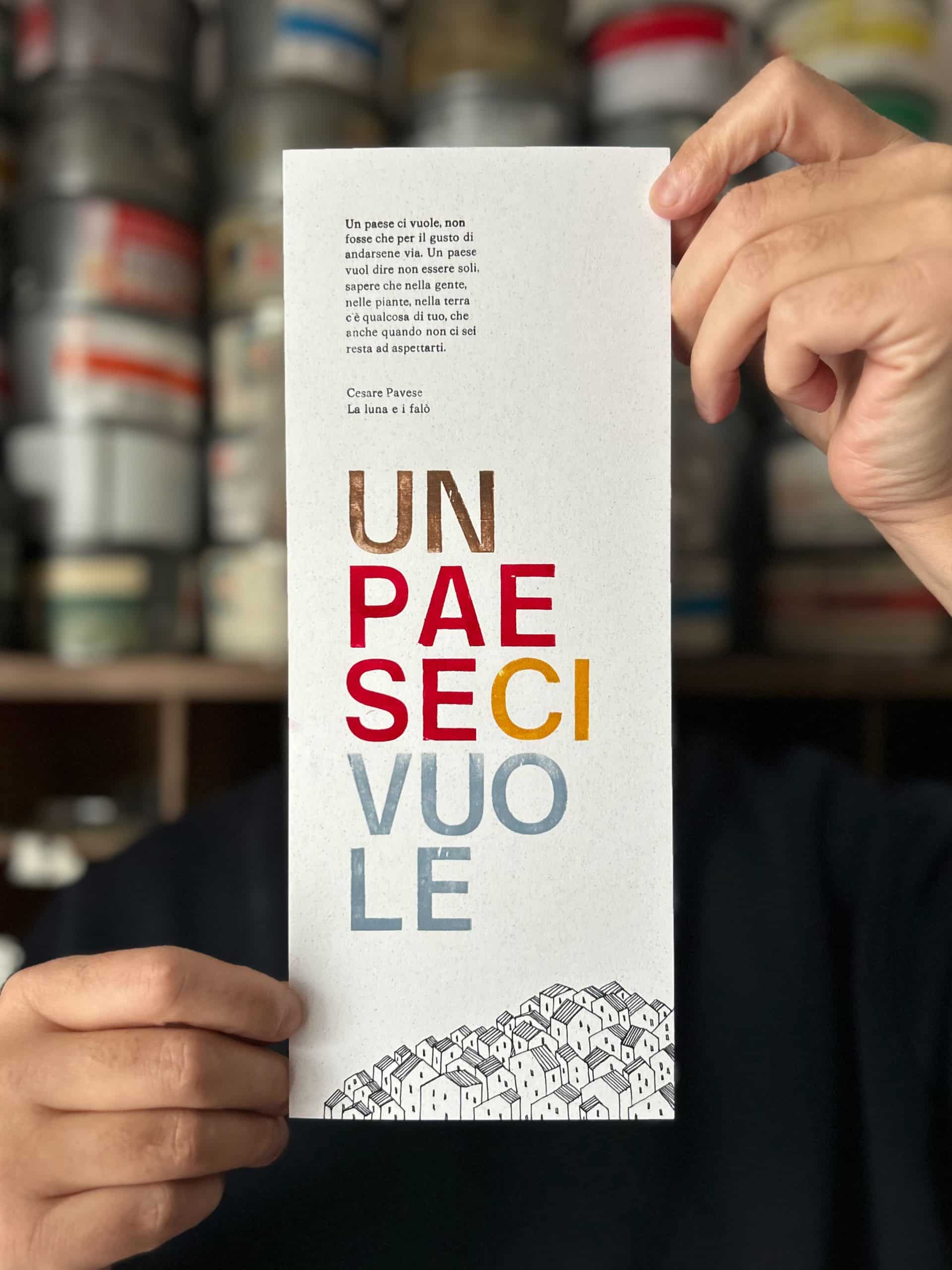 Un paese ci vuole - La Tipografa Toscana