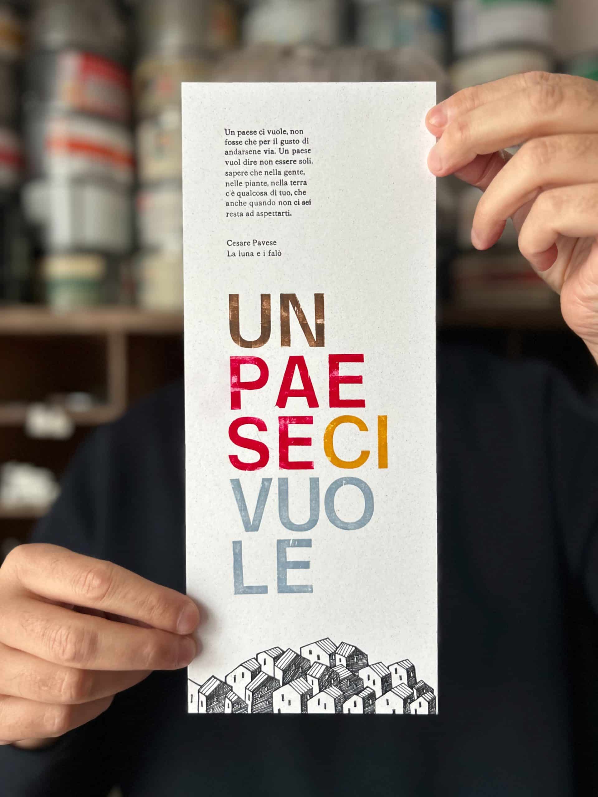 Un paese ci vuole - La Tipografa Toscana