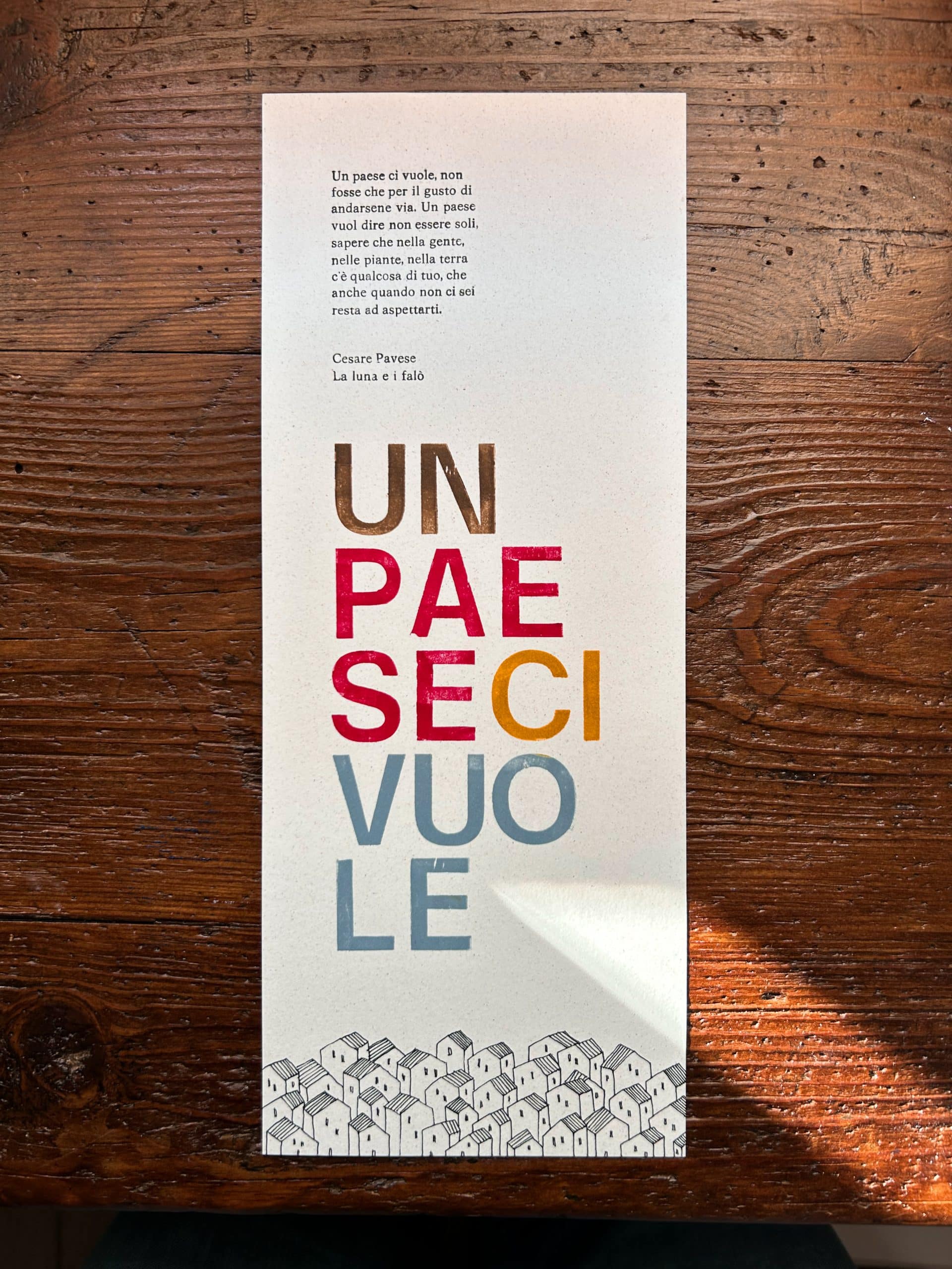 Un paese ci vuole - La Tipografa Toscana