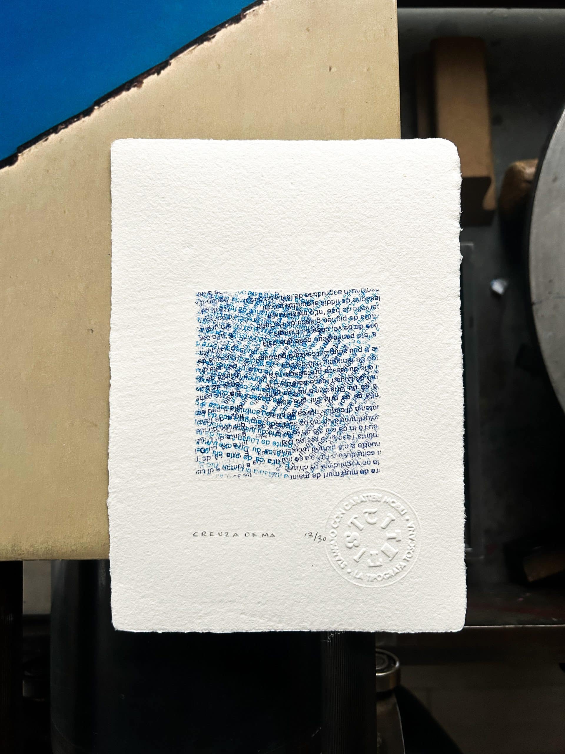 creuza de ma fabrizio de andre stampa a caratteri mobili