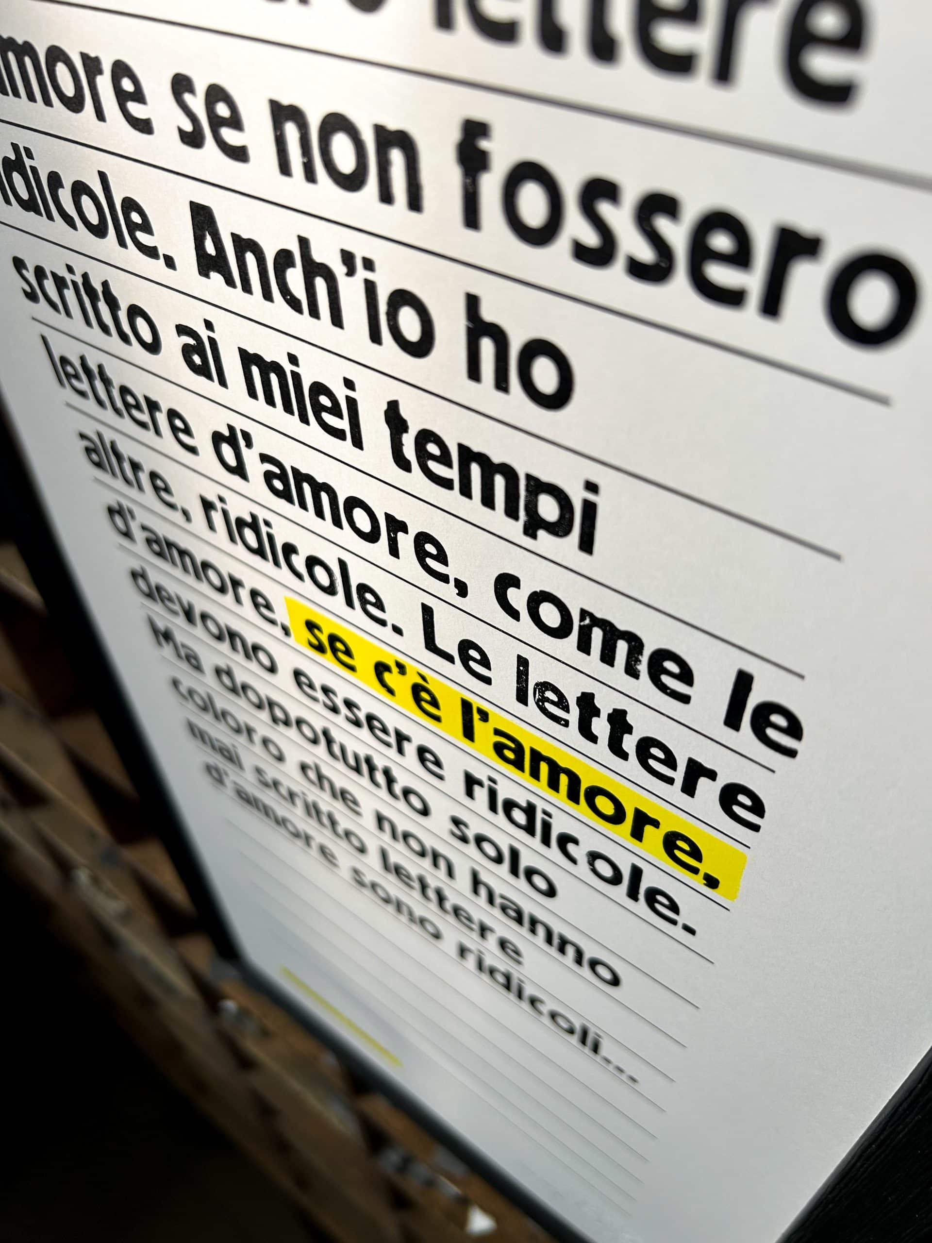 05_pessoa_lettere ridicole_LATIPOGRAFATOSCANA_© tutte le lettere d'amore sono ridicole. Fernando Pessoa. Poster