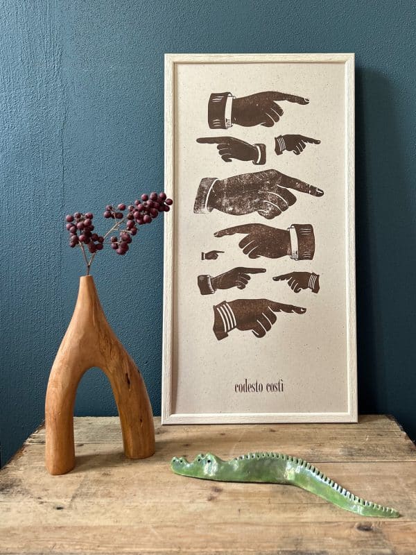 codesto costì poster - la tipografa toscana