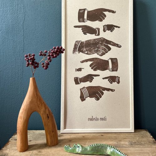 codesto costì poster - la tipografa toscana
