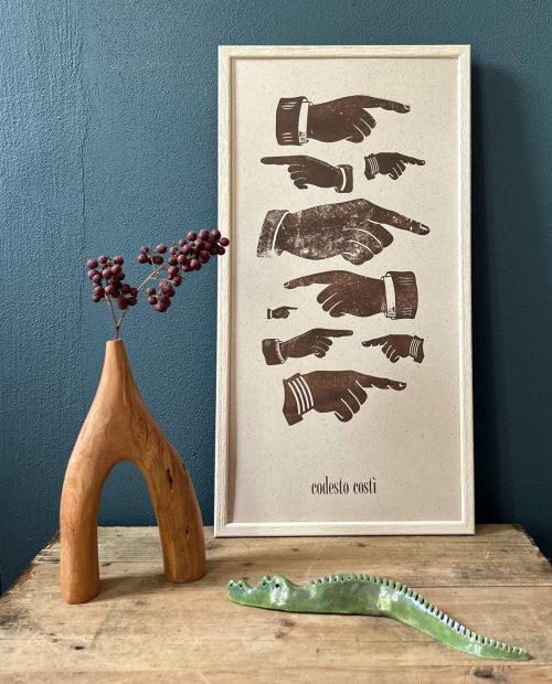 codesto costì poster - la tipografa toscana