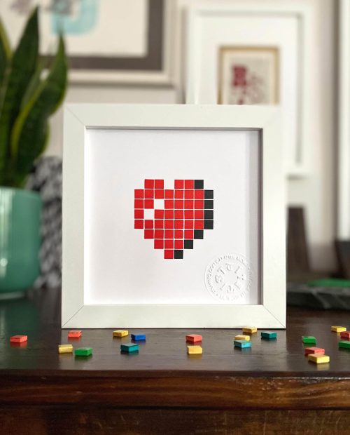 officina tipografia lego cuore san valentino stampa regalo