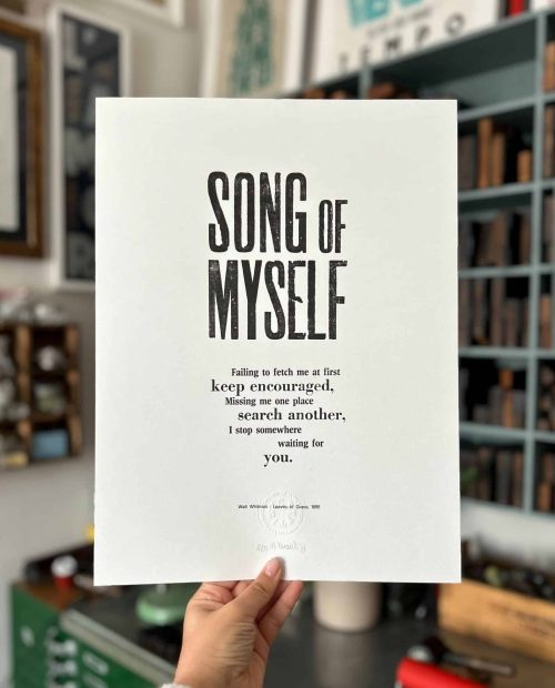 song of myself walt whitman poster quote leaves of grass